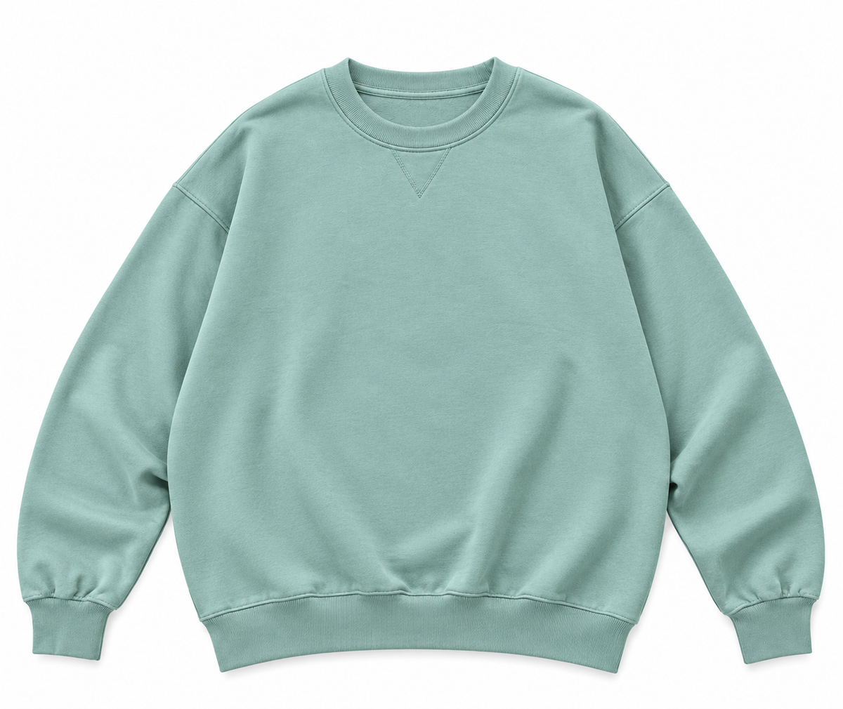 Premium Oversized Crewneck Sweatshirt – Mint Green